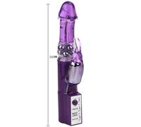 Vibratore Rabbit Rotante Baile Hot Lady II - TPE, Sfere Metalliche
