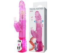 Vibratore Rabbit Rotante Baile Up & Down - Rosa