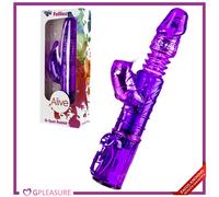 Vibratore Rabbit Rotante Vaginale Clitorideo Dildo con 7 modalità di Vibrazione