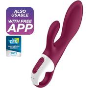 Vibratore Rabbit Satisfyer Heated Affair Viola/Bianco