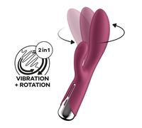 Vibratore Rabbit Satisfyer sex toys per donna in silicone Impermeabile USB