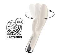 Vibratore Rabbit Satisfyer sex toys per donna in silicone Impermeabile USB