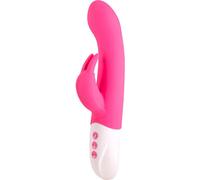 Vibratore Rabbit Seven Creations Intence Power Rabbit Rosa e Bianco