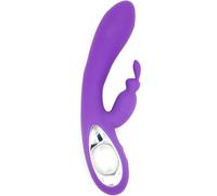 Vibratore Rabbit Silicone Medico 10 Modalità Stimolatore Clitoride Vaginale USB
