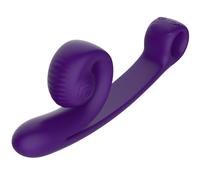 Vibratore Rabbit Snail Vibe Curve - Punto G e Clitoride, Viola