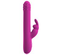 Sweet Smile Rabbit Vibrator with Rotation & Thrust Function Pink