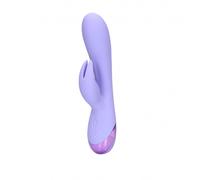 Vibratore rabbit stimola clitoride dildo vaginale vibrante liscio in silicone