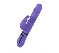 Vibratore Rabbit stimolatore clitoride dildo realistico vaginale su e giù doppio