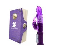 vibratore rabbit stimolatore vaginale clitoride donna fallo doppio vibrante