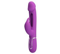 Vibratore Rabbit tripla stimolazione Punto g Clitoride Vaginale silicone
