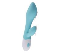Vibratore rabbit vaginale dildo ricaricabile fallo vibrante impermeabile doppio