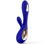 Vibratore Rabbit WaveMotion Lelo Soraya Wave - Blu Notte