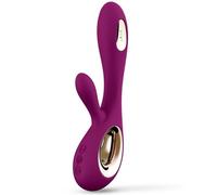 Vibratore Rabbit WaveMotion Lelo Soraya Wave - Deep Rose