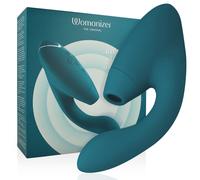 Vibratore Rabbit Womanizer Duo 2 - Clitoride e Punto G, Blu