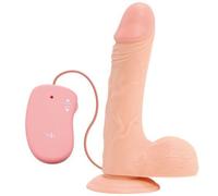 Vibratore vaginale clitoride anale donna Dildo vibrante realistico con ventosa