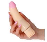 Vibratore realistico vaginale per punto G fallo dildo pene finto jelly vibrante