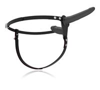 Vibratore realistico indossabile doppio dildo in silicone vibrante vaginale anal