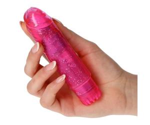 Vibratore realistico vaginale anale piccolo fallo dildo vibrante morbido jelly