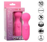 Vibratore Ricaricabile 10 Modalità Calexotics First Time - Rosa