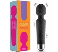 Vibratore Sessuale per Donna - Massaggiante Personale Con 8 Velocità e 20 Modalità - Stimolatore Punto G - Dildo vibrante, Vibratorepunto squirt, Giocattoli Sessuali - Oliver James (Nero)