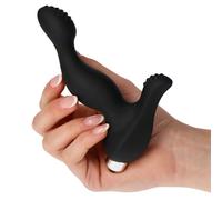 Vibratore Stimolatore Anale Prostata Uomo Vibrante Dildo Silicone Nero Morbido