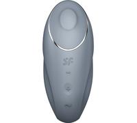 Vibratore Stimolatore Clitoride Satisfyer Tap & Climax 1 - Grigio