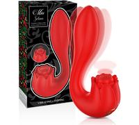 Vibratore + stimolatore Punto G Selena Mia Rosso