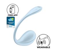 Vibratore stimolatore punto g vaginale indossabile in silicone con bluetooth