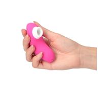 Vibratore vaginale in silicone ricaricabile succhia clitoride stimola capezzoli