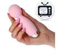 Vibratore stimolatore vaginale e clitorideo in silicone ricaricabile donna