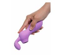 Stimolatore vibrante vaginale in silicone ricaricabile succhia clitoride sextoys