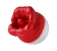 Vibratore Succhia Clitoride Per Donne,Vibratoreper Donna Clitoride Lingua,Stimolatore Clitorideo Potente,Vibratore Silenzioso con 10 Leccata,Succhia Clotoride Squirt,Forte Stimolazione Clitoridea