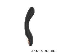 Vibratore telecomandato Anne's desire curve con orologio nero
