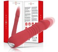 Vibratore Thrusting Intense Juni Up & Down - 10 Vibrazioni, Rosso
