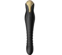 Vibratore Thrusting Zalo King - Silicone, Nero