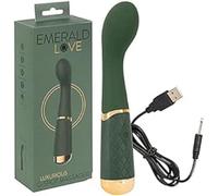Vibratore Ricaricabile Impermeabile per Punto G Emerald Love (Verde)