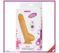 Vibratore Vaginale Anale Dildo Realistico 10 modalità di vibrazione e rotazione