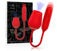 Vibratore Vaginale Anale Doppia Stimolazione Succhia Clitoride Punto G Silicone