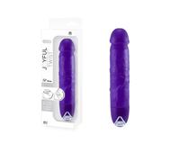 Vibratore Vaginale Anale Realistico Clitoride Grande Dildo da 22,5cm Fallo Viola