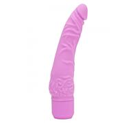 Vibratore vaginale anale realistico slim fallo fallo vibrante pink in silicone s