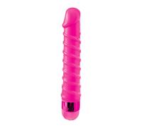 Vibratore vaginale anale rosa Candy Twirl Massager