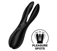 vibratore vaginale anale satisfyer threesome 2 fallo dildo ricaricabile con usb