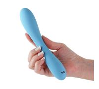 VIBRATORE VAGINALE BLU CHIARO PER DONNA STIMOLATORE INTIMO FEMMINILE IN SILICONE