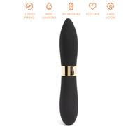 Vibratore vaginale classico dildo doppio liscio vibrante clitoride in silicone