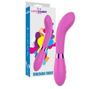 Vibratore vaginale dildo vibrante anale fallo liscio in silicone realistico rosa