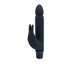 Vibratore Vaginale Donna Dildo Rabbit Doppia Stimolazione Clitoride Punto G Nero