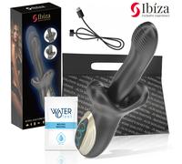 Vibratore Vaginale Donna Dildo Stimolatore Effetto Spinta Morso ABS Silicone USB