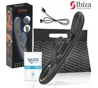 Vibratore Vaginale Donna Rabbit Tripla Stimolazione Perla Rotante Massaggio USB