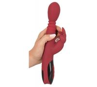 Vibratore vaginale doppio realistico rabbit con stimolatore clitoride su e giù