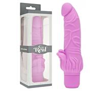 Vibratore vaginale fallo vibrante stimolatore clitoride in silicone realistico